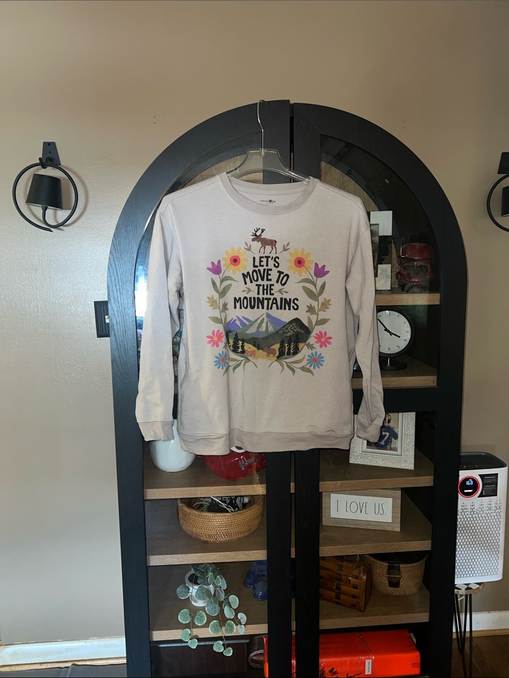 NATURAL LIFE Neutral Crewneck Tee - Light Taupe S EUC - Picture 3 of 13